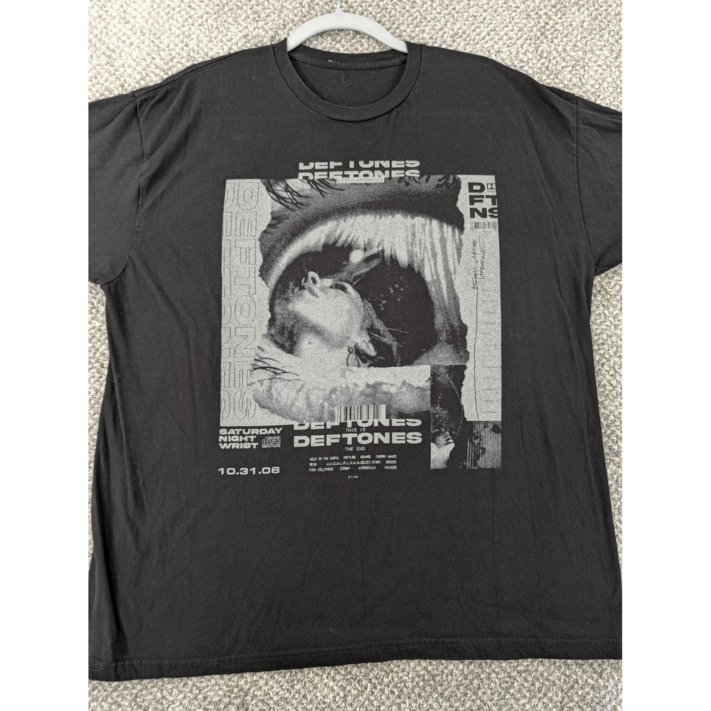 Deftones Saturday Night Wrist Graphic T-Shirt Black Mens XL 10.31.06 Album Tee